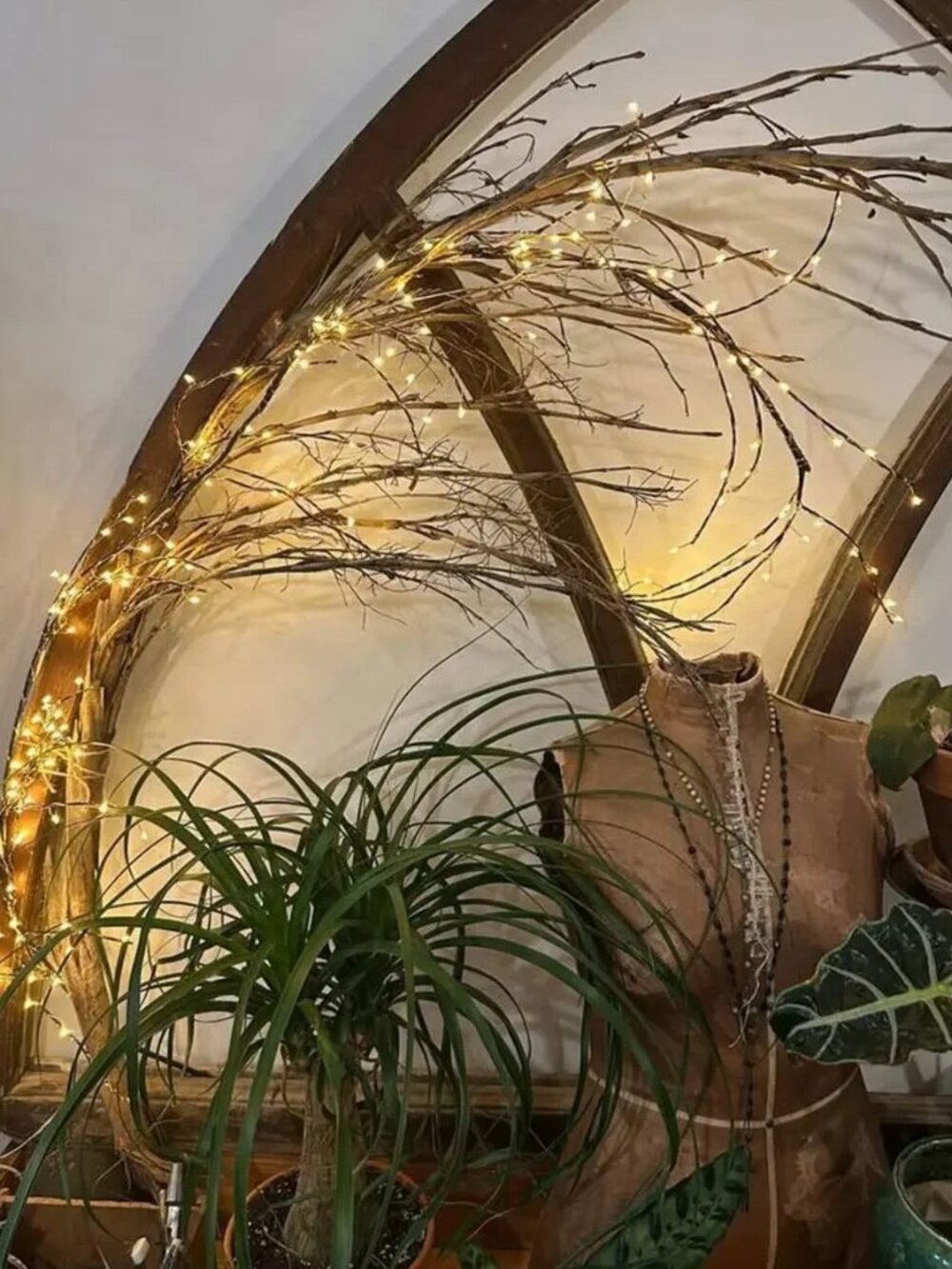 TERRAIN 5' Stargazer Twinkling Copper Twine Branch Light